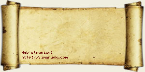 Nikodije Brošković vizit kartica